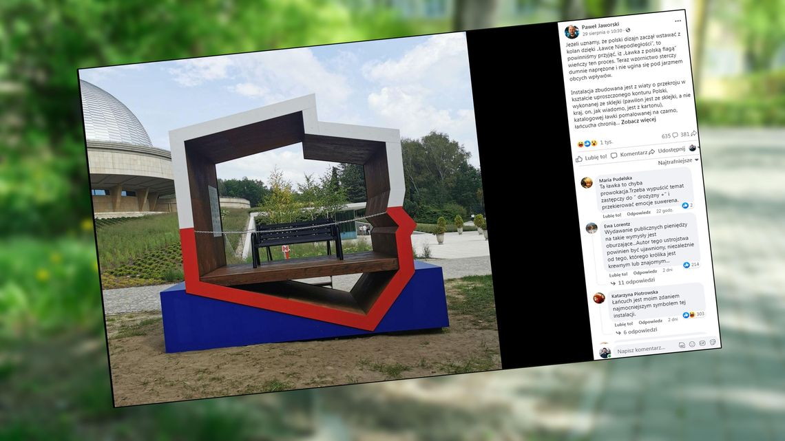 Siadać i podziwiać, leżeć zakazano. Ławki w kształcie Polski będą też w Lubelskiem