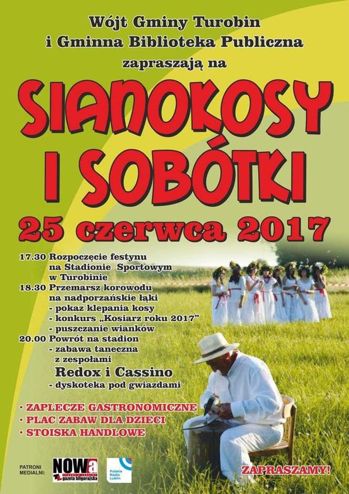 Sianokosy i Sobótki. Festyn w Turobinie