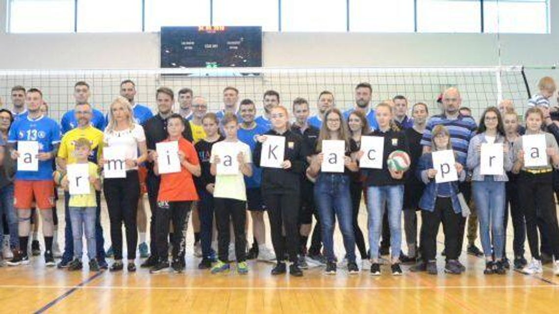 Siatkarze MKS Avii zagrali dla Kacpra