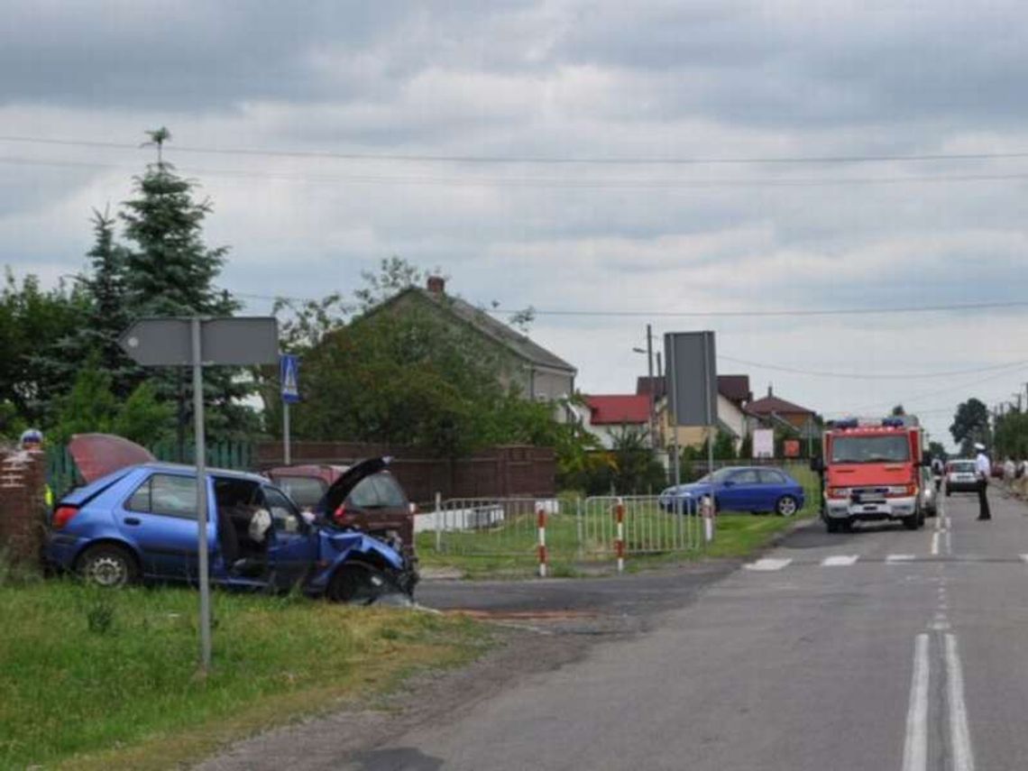 Sięciaszka Pierwsza: Zderzenie forda i opla. Siedem osób rannych