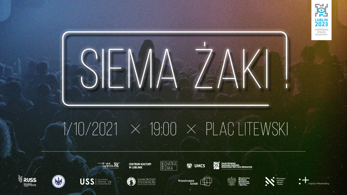 Siema Żaki! Widowisko na placu Litewskim