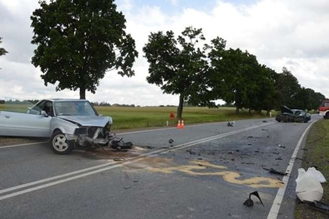 Sierskowola: Wypadek dwóch aut, kierowca audi jechał za szybko