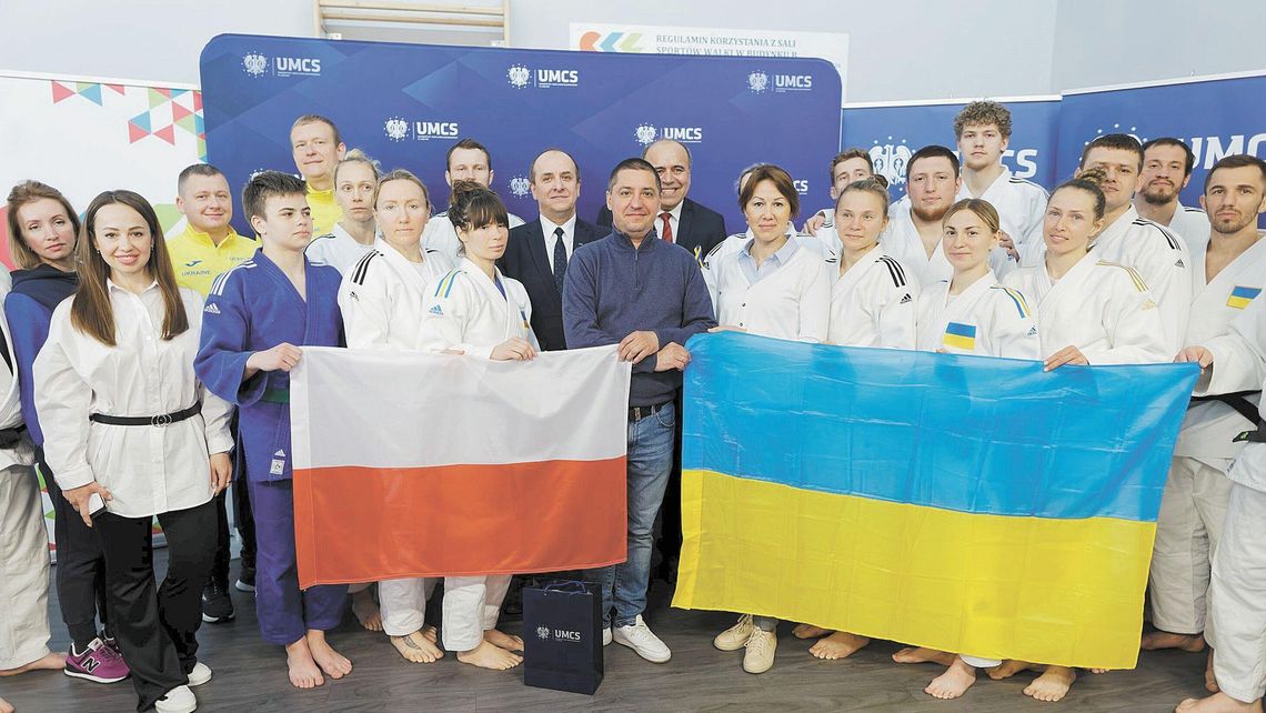 Siła do działania. Kadra narodowa Ukrainy w judo osób niesłyszących trenuje w Lublinie