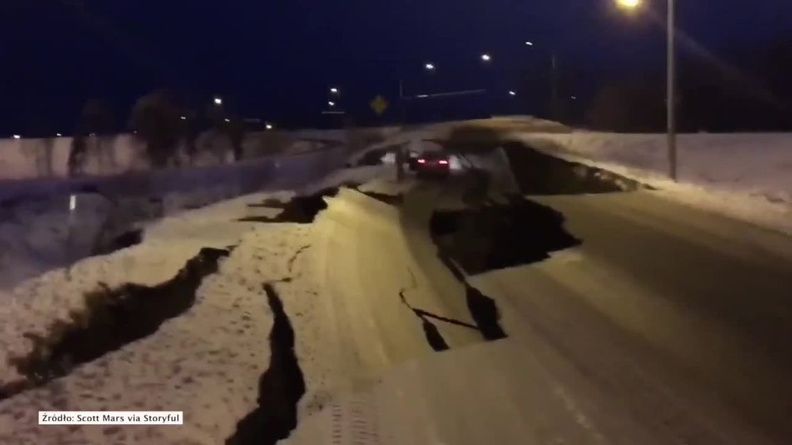 Silne trzęsienie ziemi na Alasce. Władze ostrzegają przed tsunami