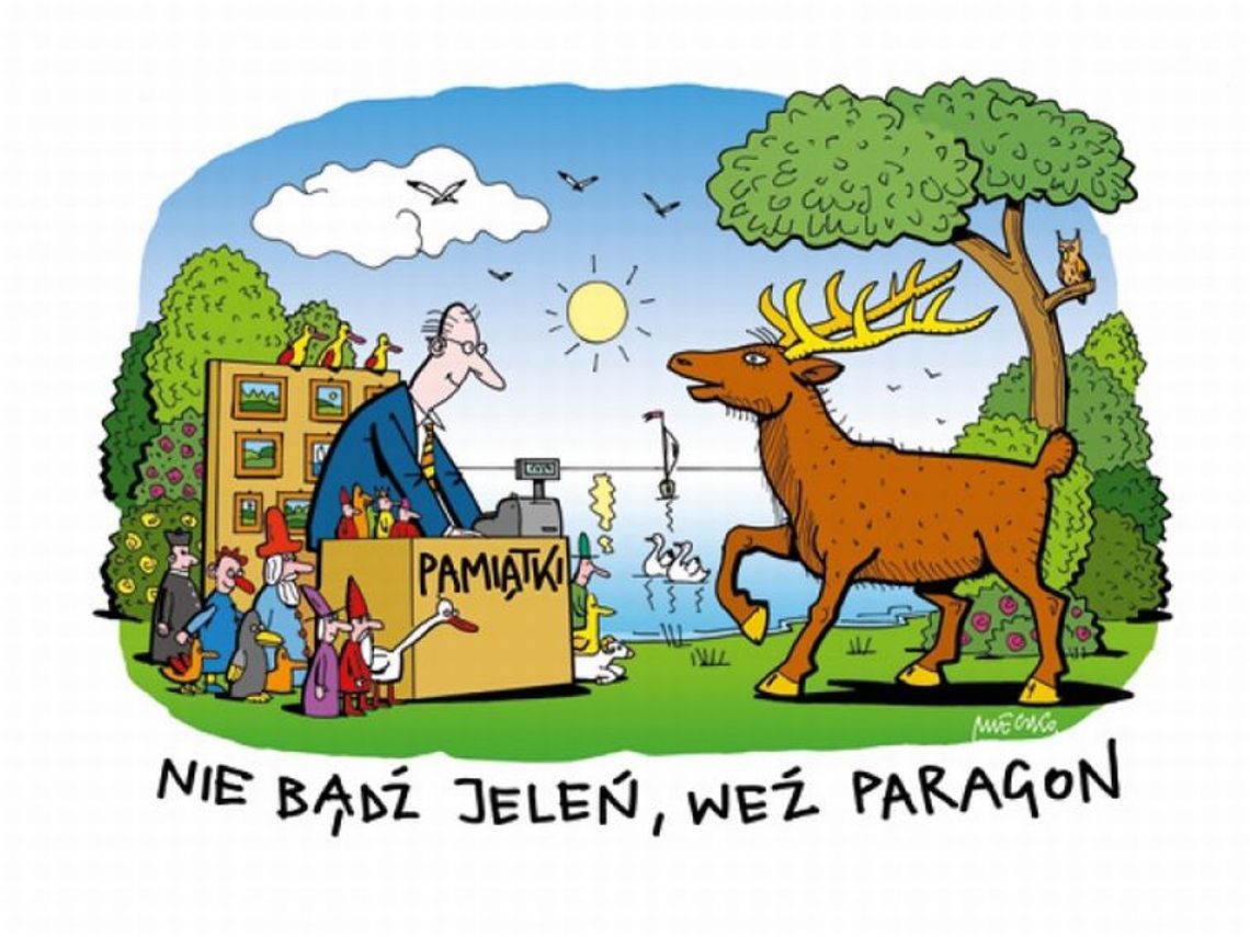 Skarbówka nad jeziorami. Akcja \"Nie bądź jeleń, weź paragon\"