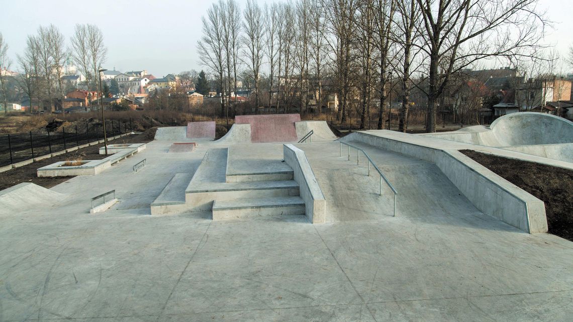 Skatepark Rusałka w Lublinie już gotowy. Prezydent Żuk z szansą na obiecane kółeczka