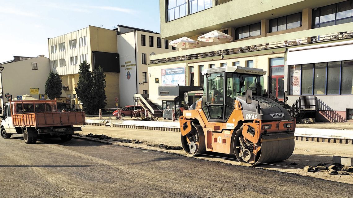 Skłodowskiej już będzie można jeździć, ulicą Lipową niebawem