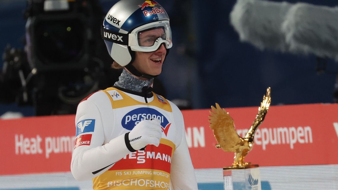 Skoki narciarskie. Daniel Tschofenig rzutem na taśmę wygrywa 73. Turniej Czterech Skoczni! Skoki narciarskie. Daniel Tschofenig rzutem na taśmę wygrywa 73. Turniej Czterech Skoczni!