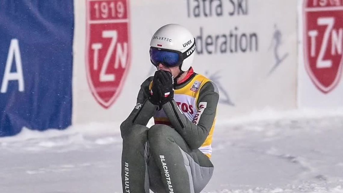 Skoki narciarskie. Dramat Andrzeja Stękały w Zakopanem