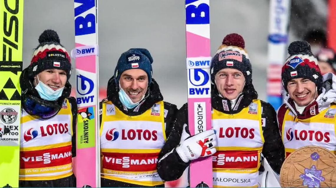 Skoki Narciarskie. Polacy z 30-tym podium w konkursie drużynowym w historii