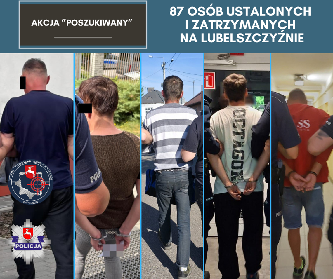 Skończyła się zabawa w chowanego. Wielka obława policji na Lubelszczyźnie Policja Lubelska