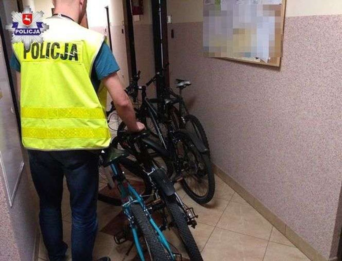 Skradzione rowery wrócą do właścicieli. Złodziej złapany
