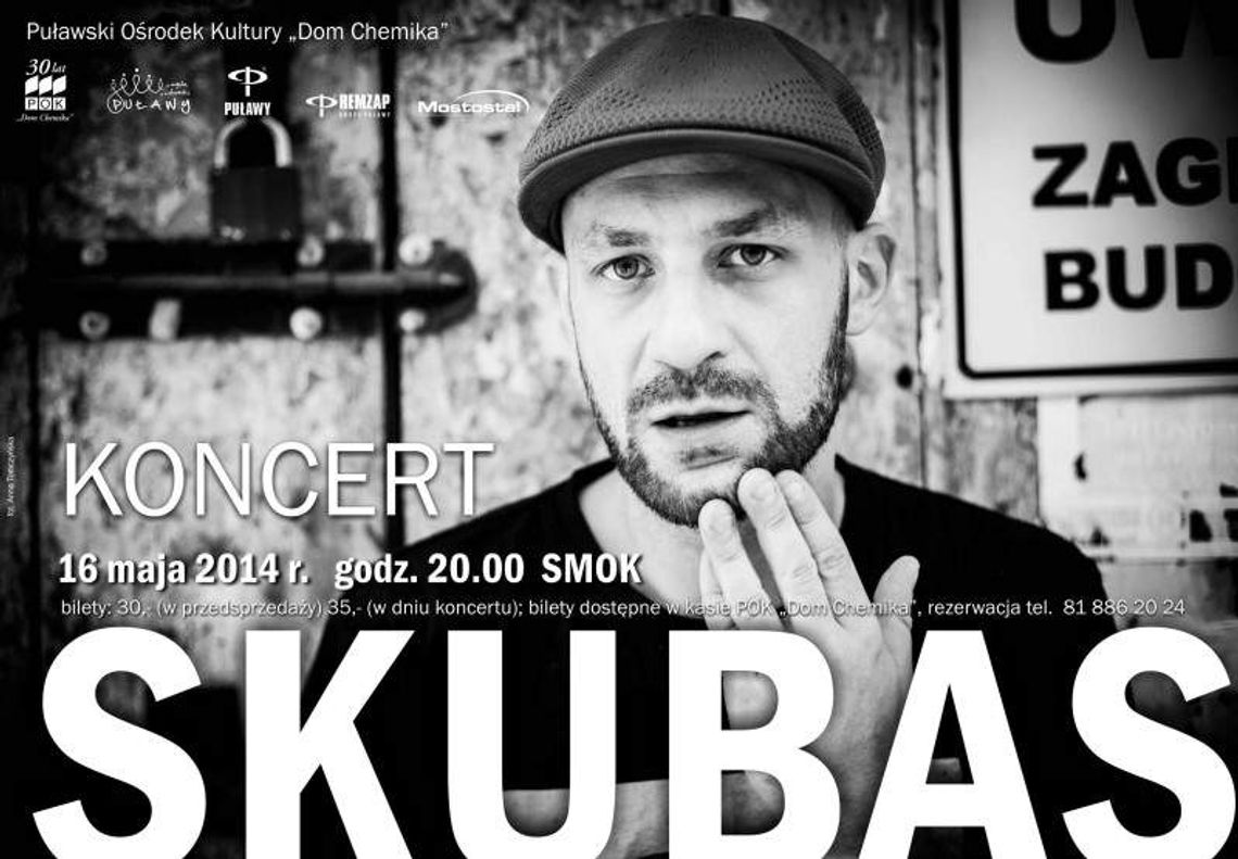 Skubas w Puławach. Koncert w Smoku