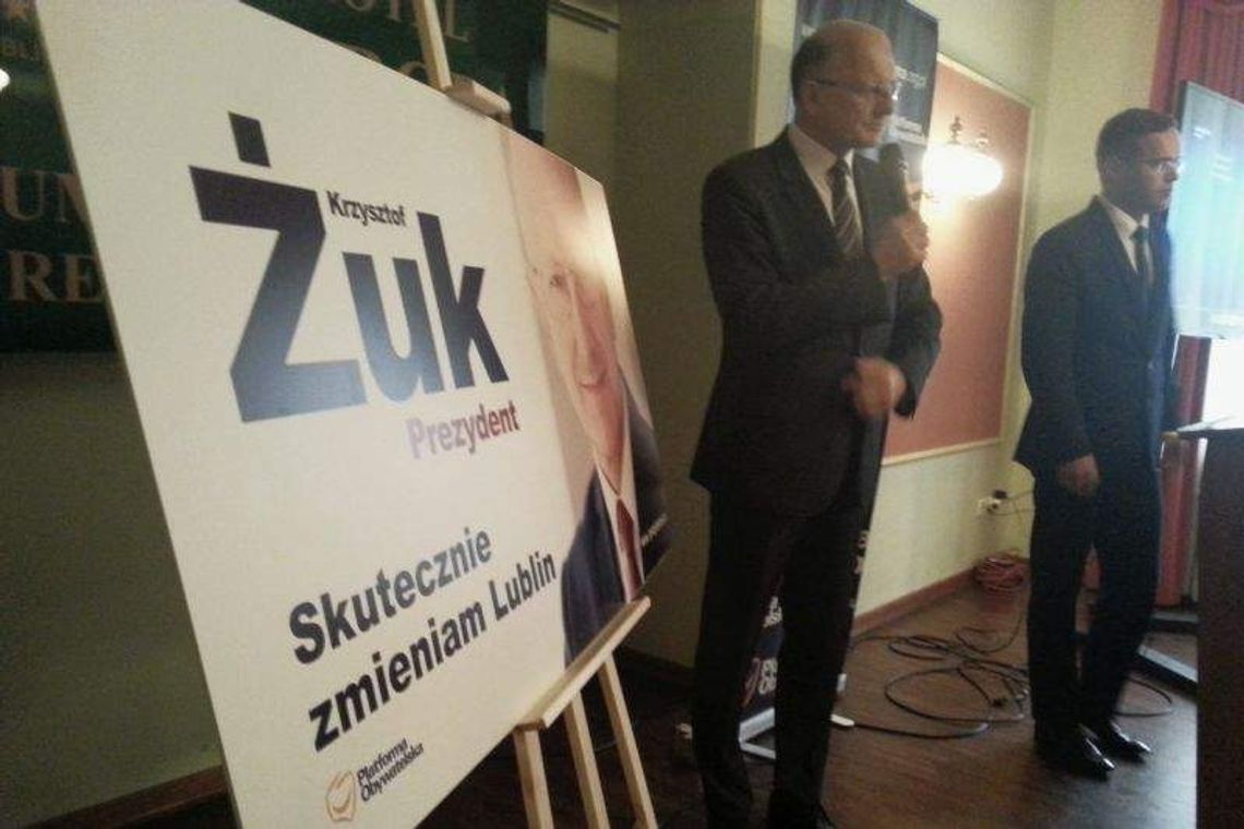 "Skutecznie zmieniam Lublin. Żuk ma już hasło wyborcze