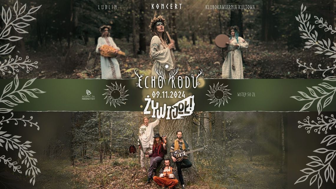 Słowiańska moc! Na jednej scenie – Echo Rodu i Żywi Joł w Kultowej Klubokawiarni 