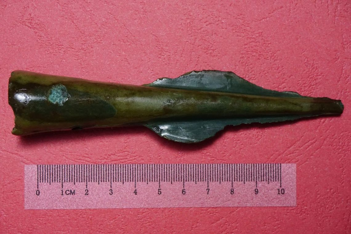 Śmierć zaklęta w brązie. Pod Dubienką odnaleziono włócznię sprzed 3000 lat