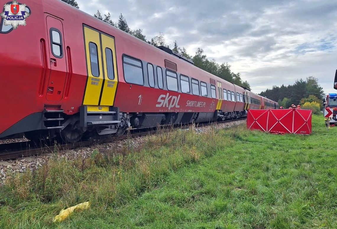Śmiertelne potrącenie na torach pod Zwierzyńcem. 82-latek zginął na miejscu