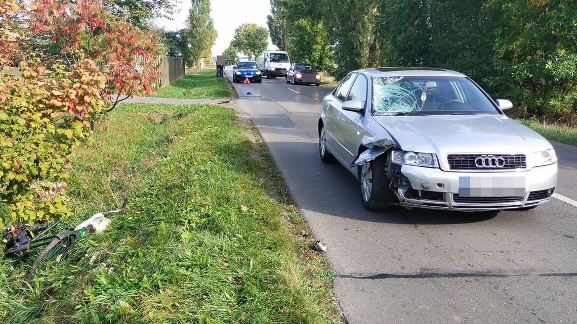 Śmiertelne potrącenie rowerzysty. Nie żyje 68-latek