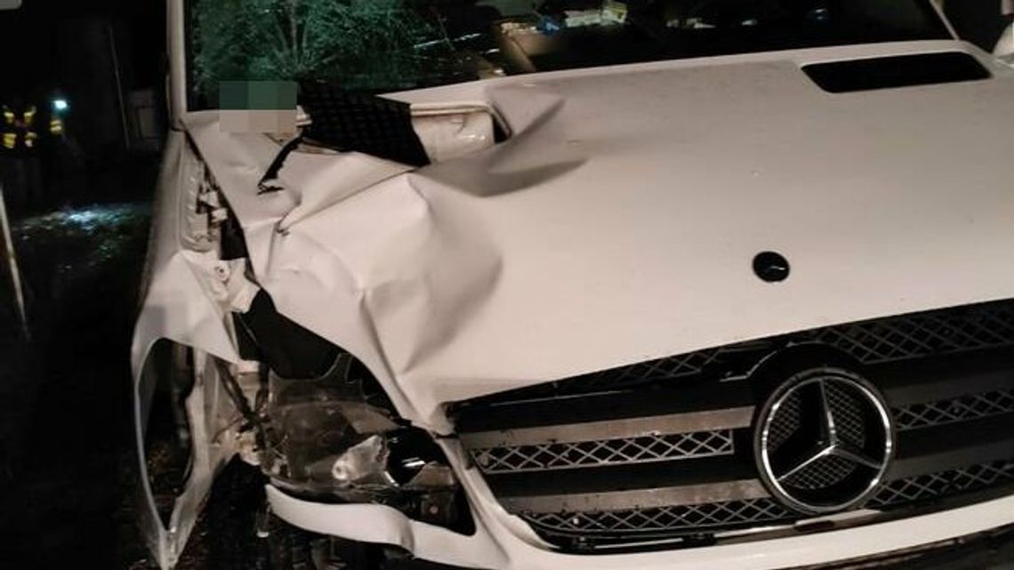 Śmiertelny wypadek. Auto dostawcze potrąciło prawidłowo idącego pieszego