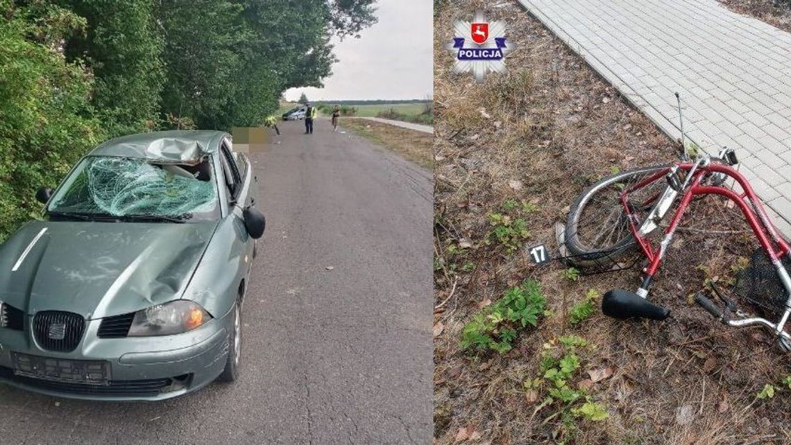 Śmiertelny wypadek koło Łukowa. Nie żyje rowerzystka Śmiertelny wypadek koło Łukowa. Nie żyje rowerzystka