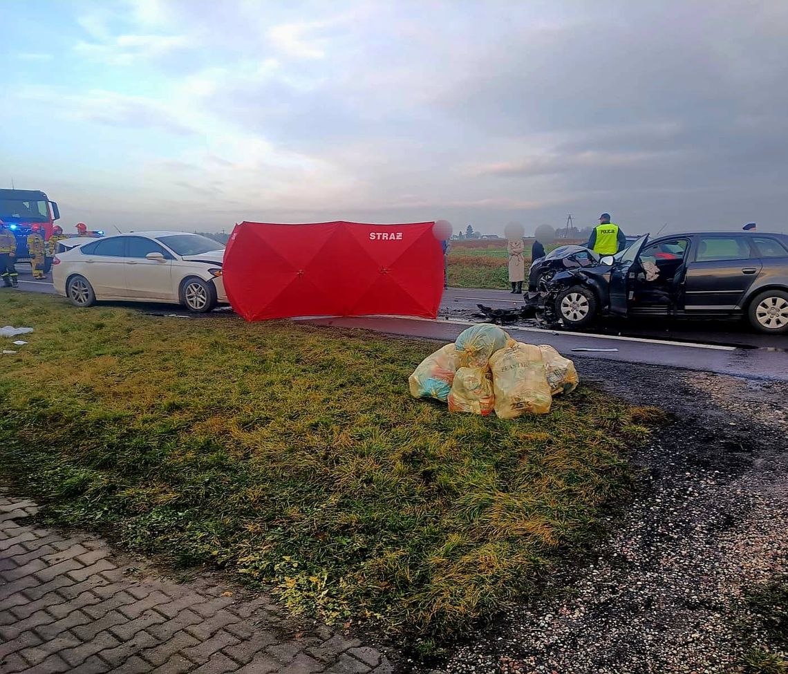 Śmiertelny wypadek w powiecie zamojskim