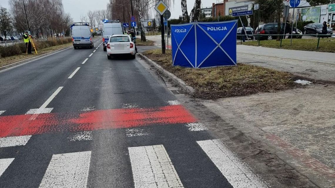 Śmiertelny wypadek na przejściu w Lublinie. Szukają świadka lub nagrań