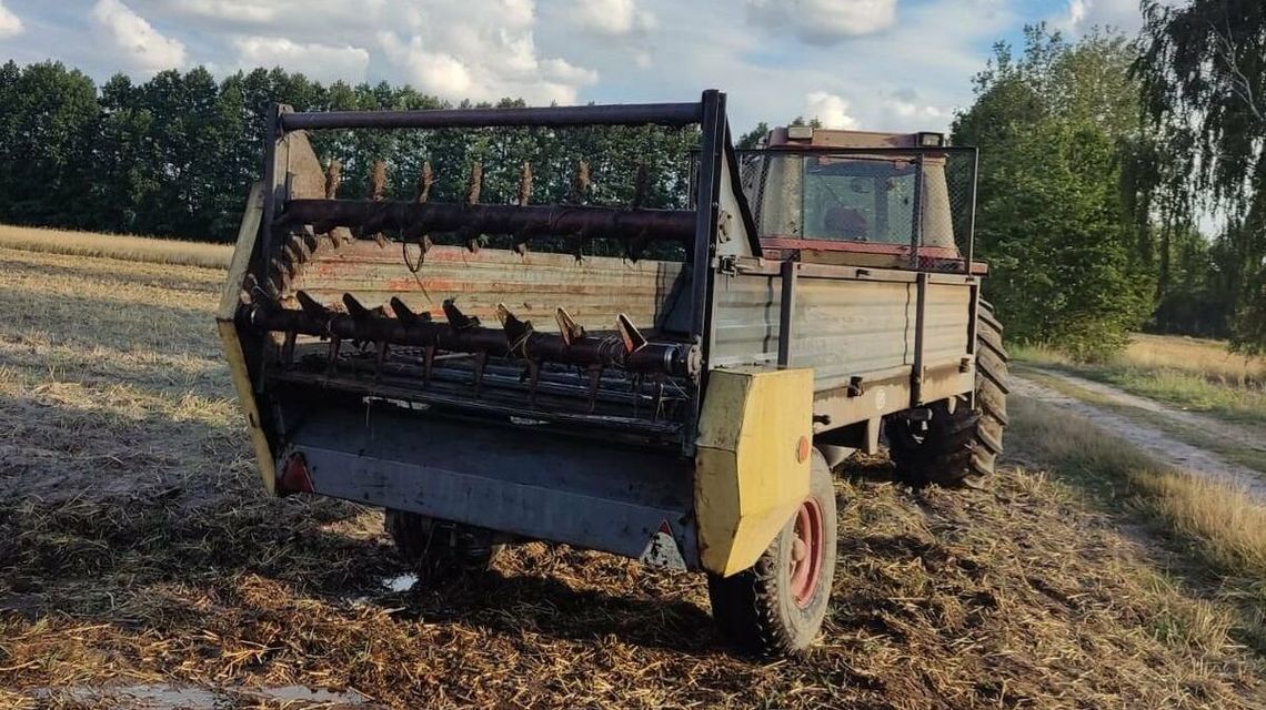 Śmiertelny wypadek przy pracach rolniczych. Rozrzutnik wciągnął rolnika