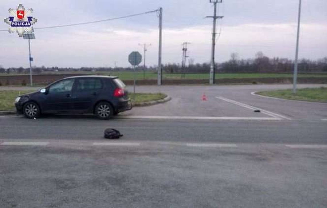 Śmiertelny wypadek. Rowerzysta jechał bez świateł