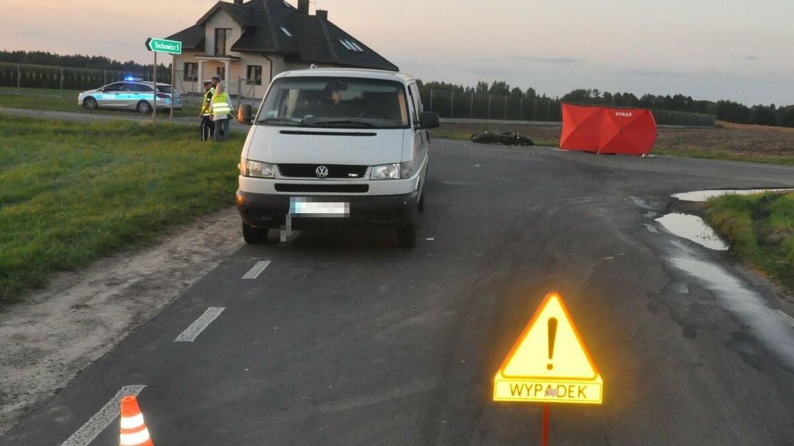 Śmiertelny wypadek. Skręcał w lewo i nie ustąpił pierwszeństwa motocykliście, doszło do zderzenia Śmiertelny wypadek. Skręcał w lewo i nie ustąpił pierwszeństwa motocykliście, doszło do zderzenia