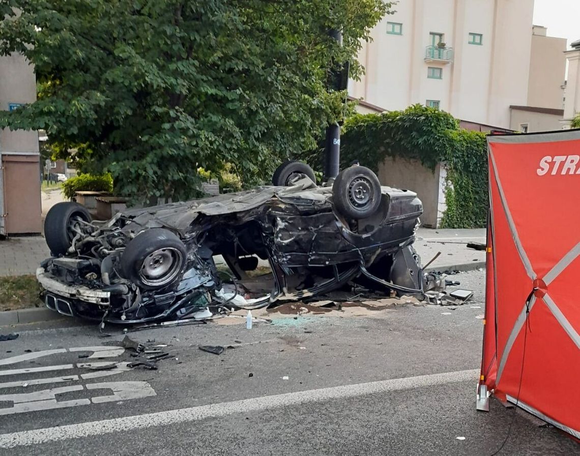 Śmiertelny wypadek w centrum Lublina. Siedem osób trafiło do szpitala