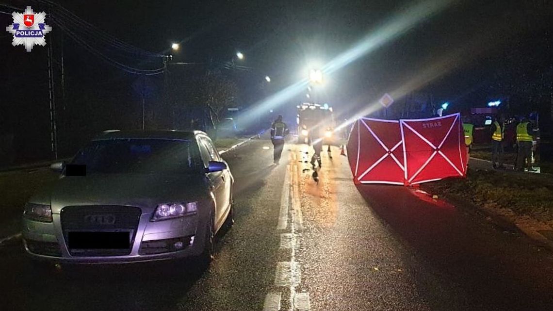 Śmiertelny wypadek w Janowie Podlaskim. Kierujący audi potrącił 72-latka 