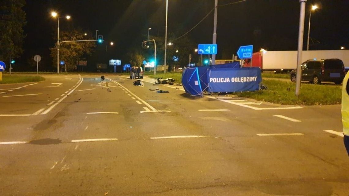Śmiertelny wypadek w rejonie Dworku Grafa w Lublinie. Nie żyje motorowerzysta