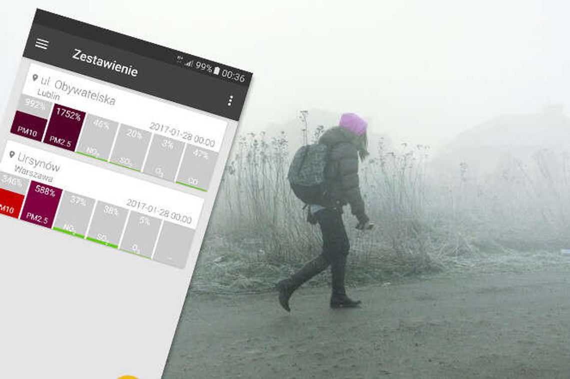 Smog. Lublin wśród miast z najgorszym powietrzem w Europie
