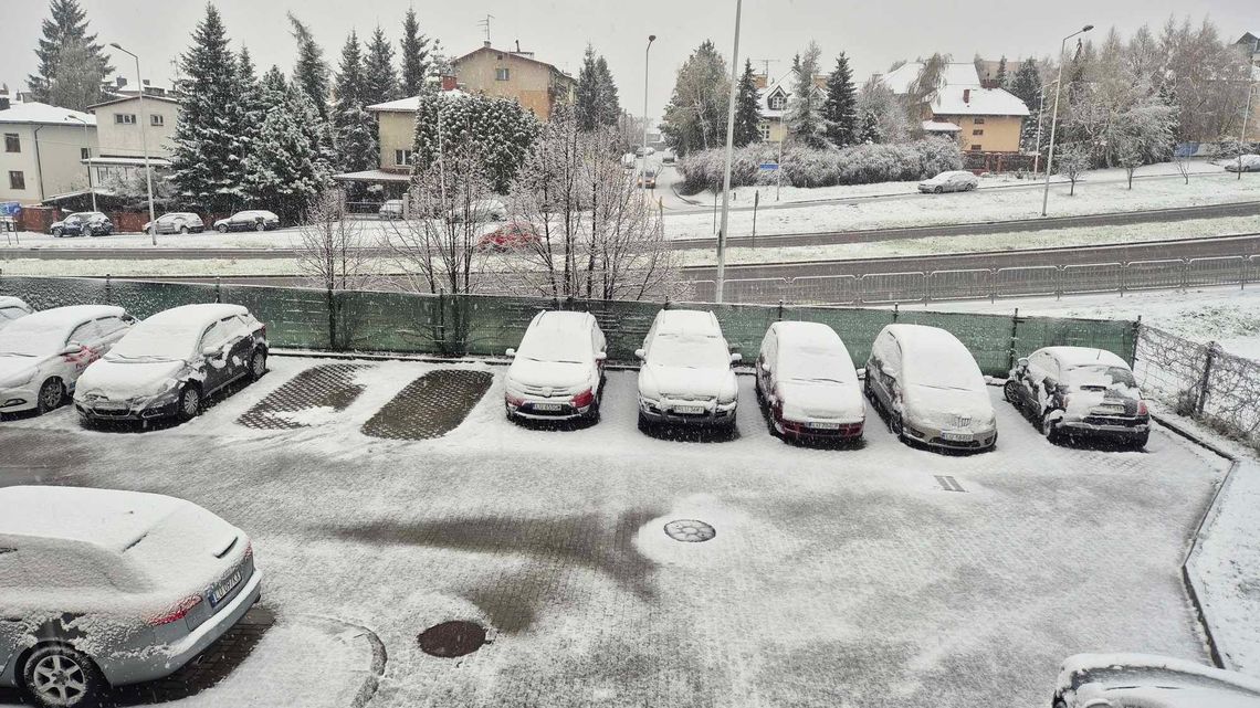 Śnieżny poranek w Lubelskiem. Trwa zimowy "epizod pogodowy"