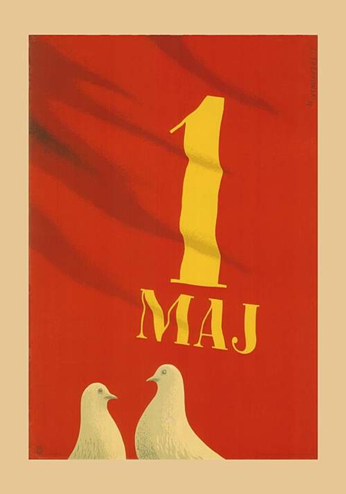 Socrealistyczne plakaty w bibliotece