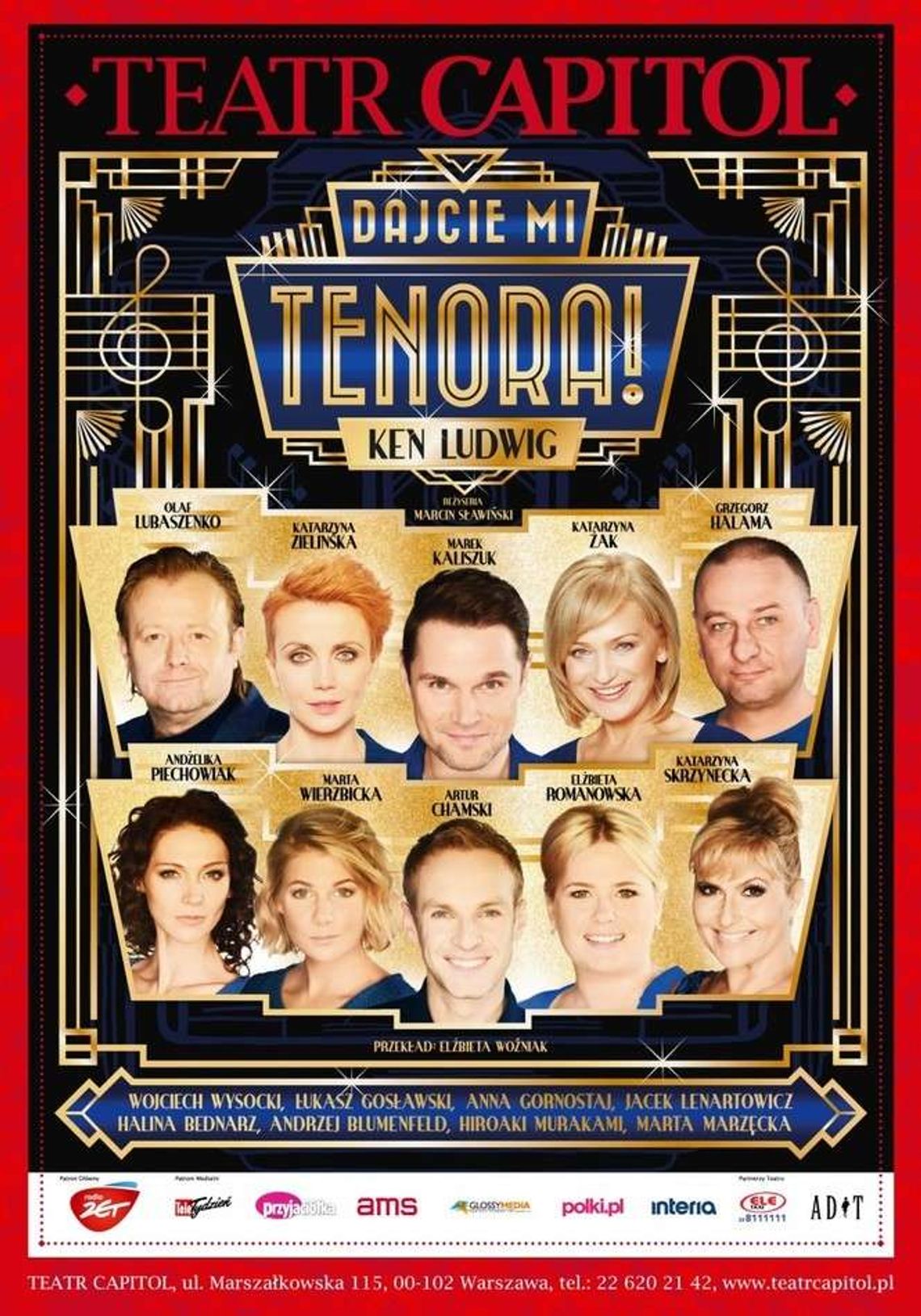 Spektakl "Dajcie mi tenora!" w Centrum Kongresowym UP