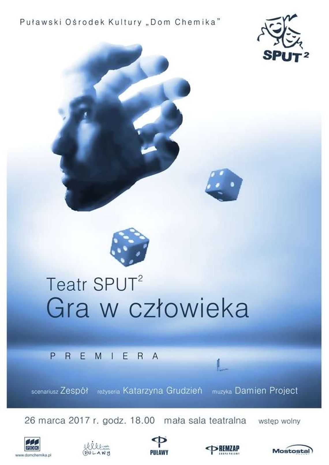 Spektakl "Gra w człowieka" w Puławach