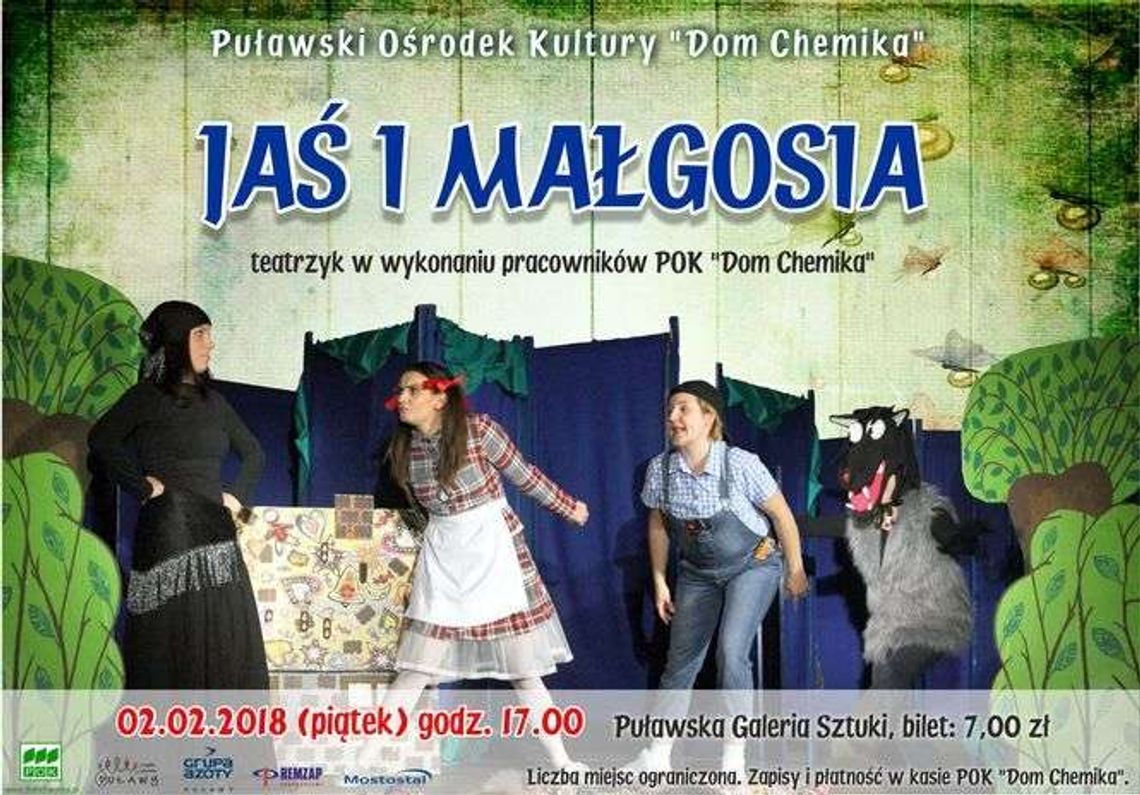 Spektakl "Jaś i Małgosia" w Puławach
