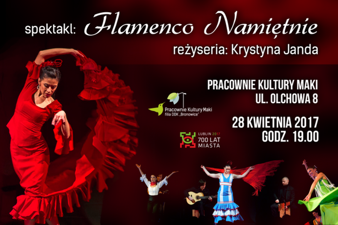 Spektakl Krystyny Jandy "Flamenco Namiętnie" w Lublinie