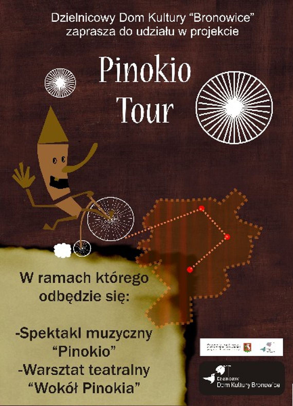 Spektakl muzyczny \"Pinokio\" w DDK Bronowice