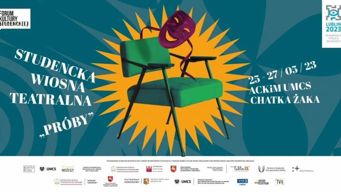 Spektakle z całego kraju w Chatce Żaka. Zbliża się Ogólnopolski Festiwal Studencka Wiosna Teatralna 	