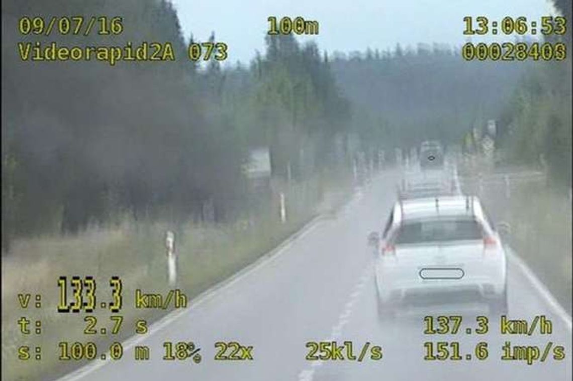 Spieszył się na wesele, stracił prawo jazdy Spieszył się na wesele, stracił prawo jazdy