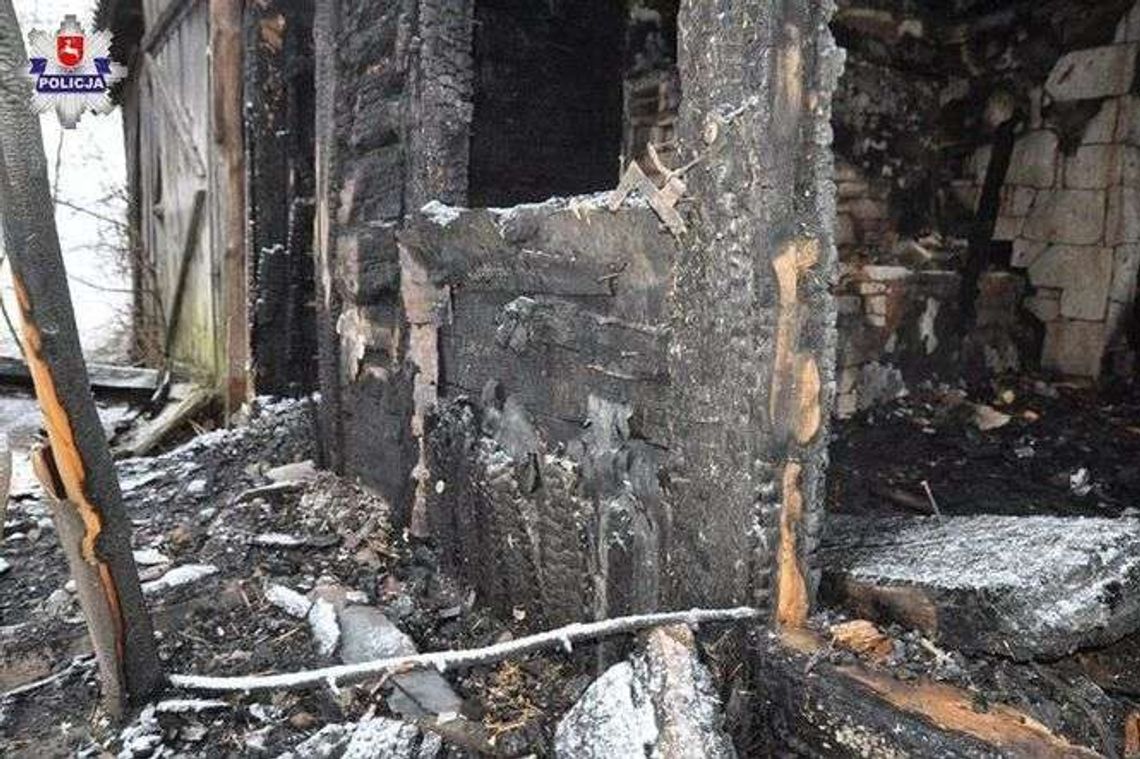 Spłonął budynek gospodarczy. Nie był to jednak zwykły pożar 