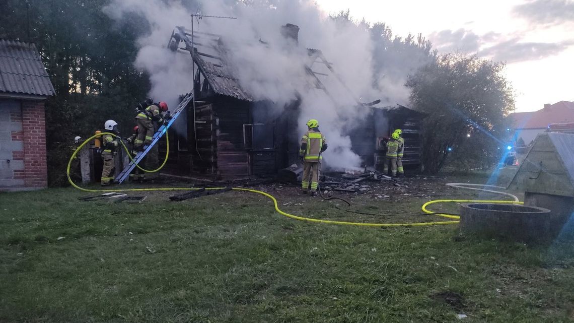 Spłonął dom w gminie Siemień. Nie żyje 82-latek