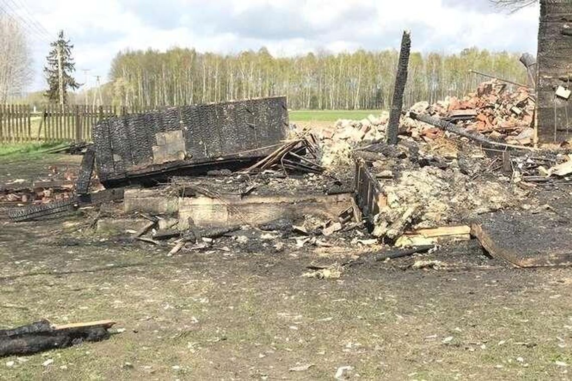 Spłonęła gajówka koła łowieckiego. Podpalenie?