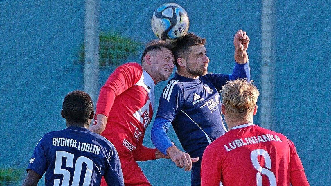 Sporo emocji w derbach. Lublinianka mimo prowadzenia 3:0 z Sygnałem najadła się jeszcze strachu Sporo emocji w derbach. Lublinianka mimo prowadzenia 3:0 z Sygnałem najadła się jeszcze strachu