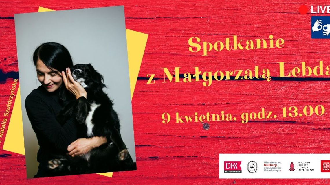 Spotkanie online z Małgorzatą Lebdą