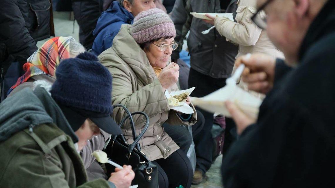 Spotkanie świąteczne na dworcu autobusowym w Lublinie [zdjęcia]