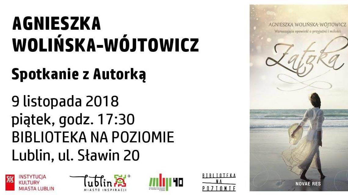 Spotkanie z Agnieszką Wolińską-Wójtowicz w Bibliotece na Poziomie