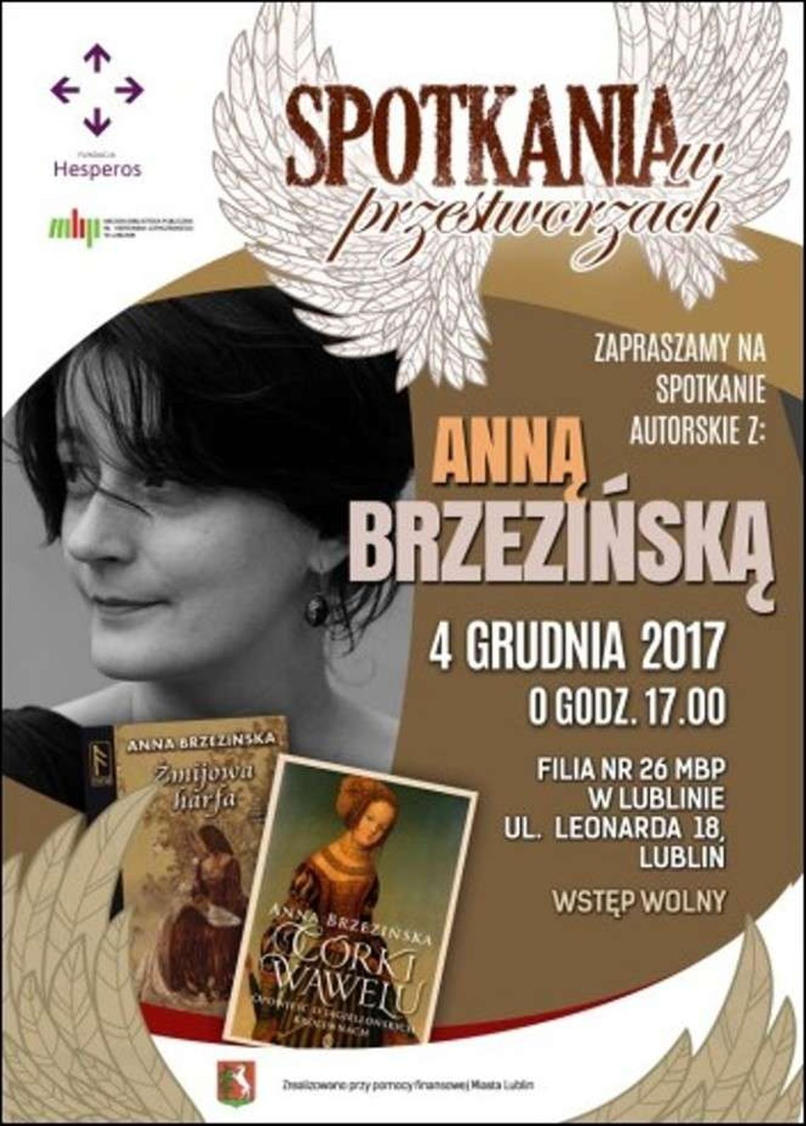 Spotkanie z Anną Brzezińską w MBP 26 w Lublinie